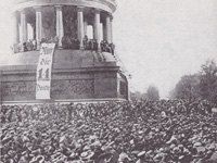 A Demonstration in Germany following World War I